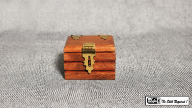 Quarter Go Box (Teak) by Mr. Magic - Trick