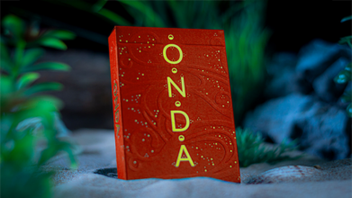 ONDA V2 (Coral) by Jocu Playing Cards